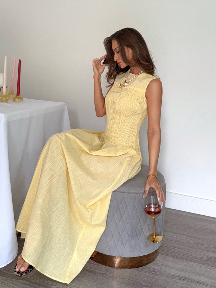 Rochie maxi SHEIN, galben