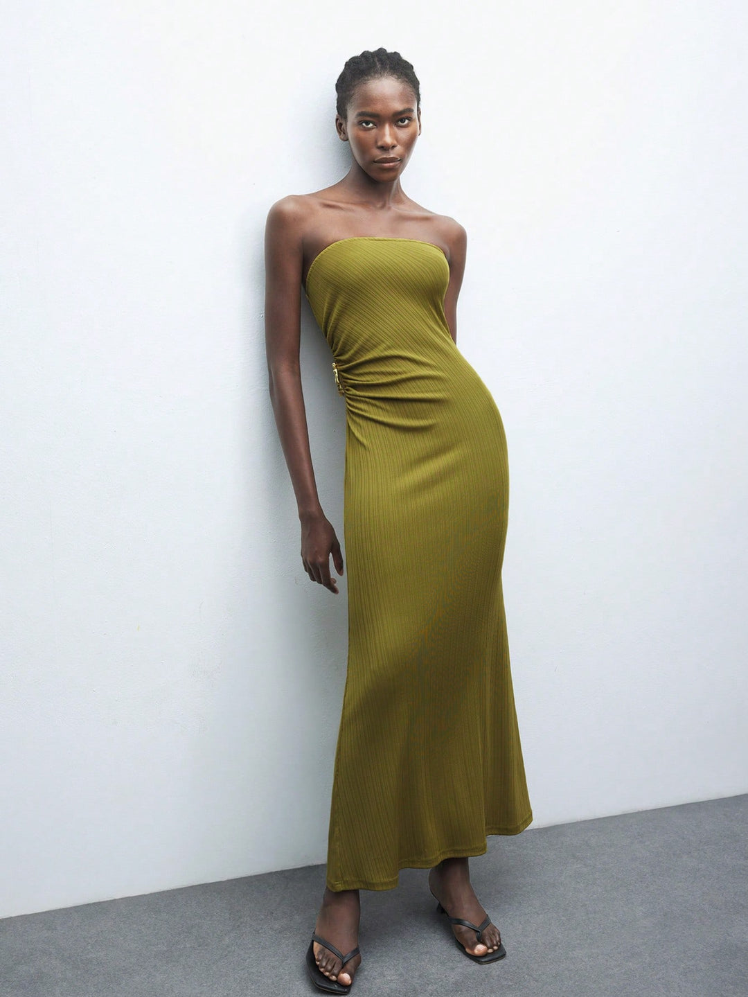 Rochie maxi SHEIN, verde