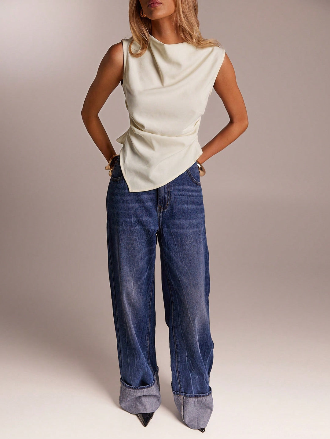 Top SHEIN, bej