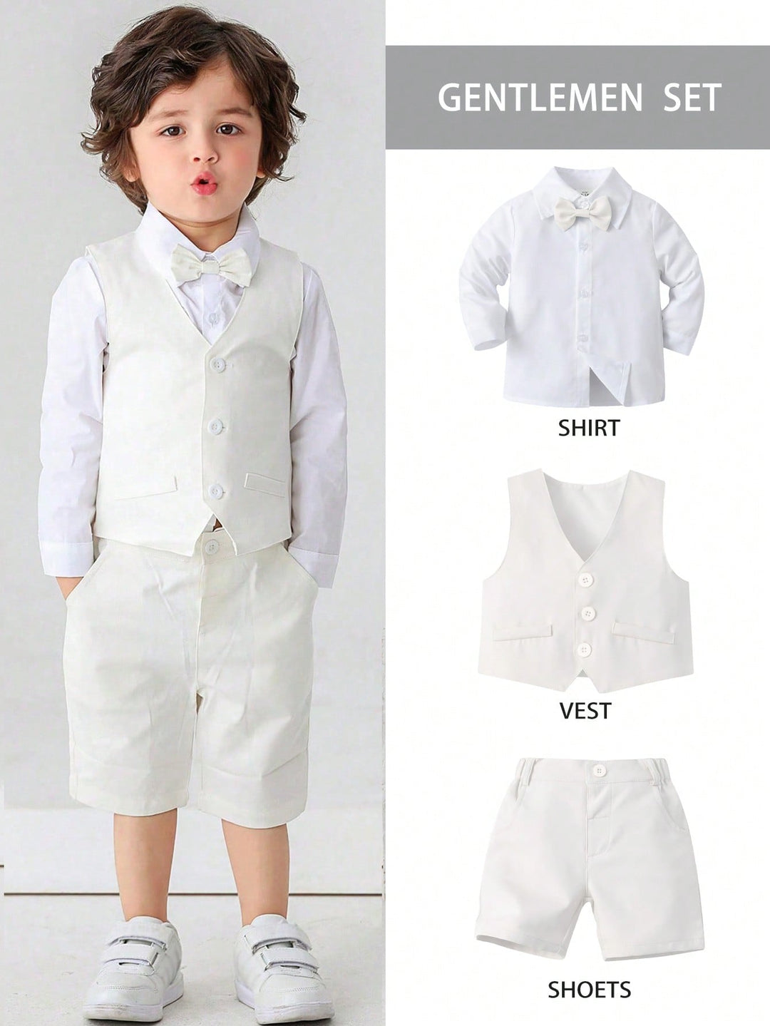 Costum SHEIN, alb