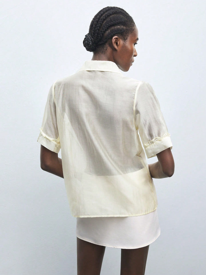 Tricou SHEIN, galben