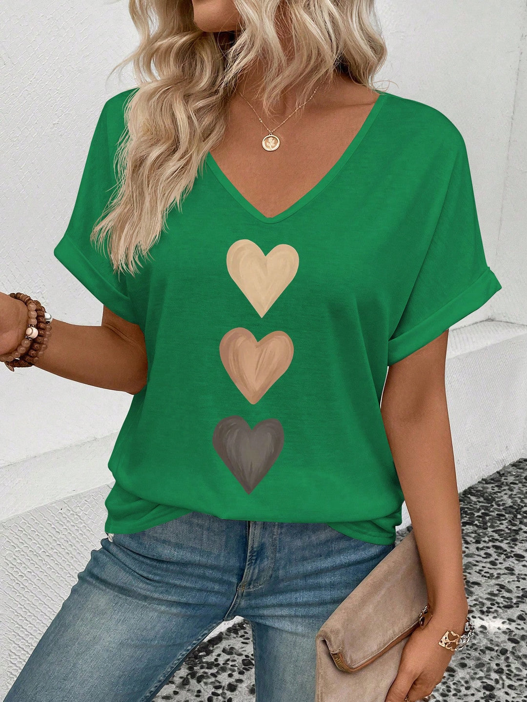 Tricou SHEIN, verde