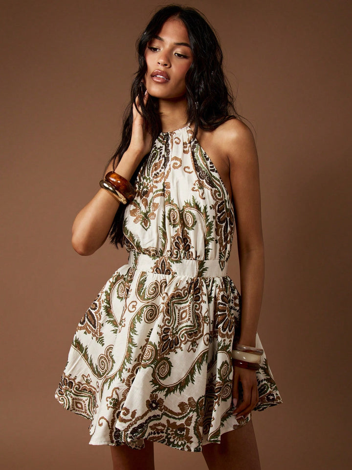 Rochie mini SHEIN, verde