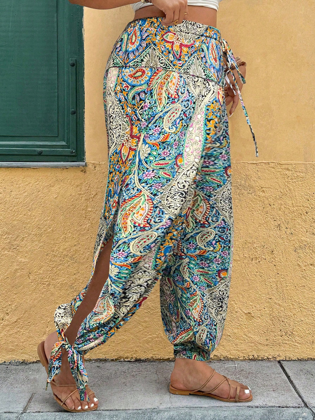 Pantaloni SHEIN, verde