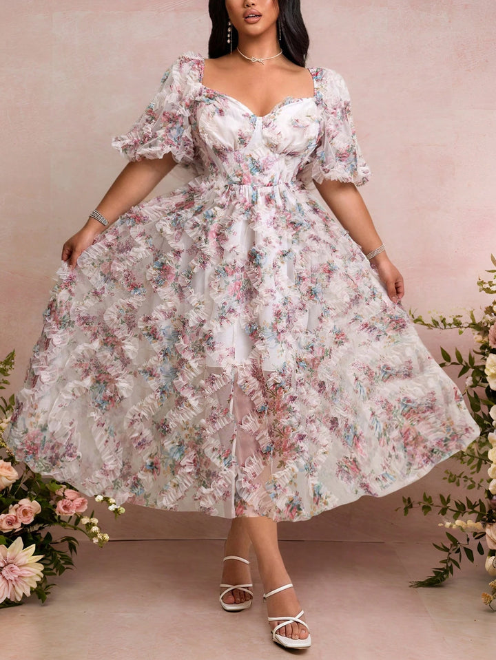Rochie maxi SHEIN, mix culori