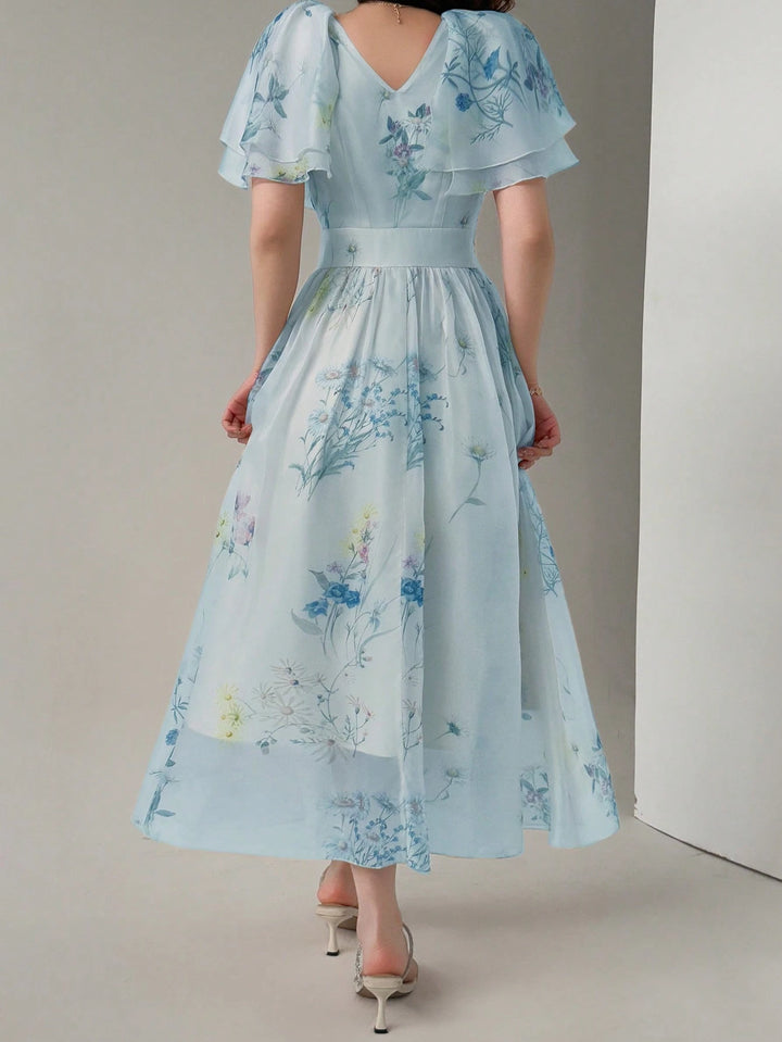 Rochie midi SHEIN, albastru
