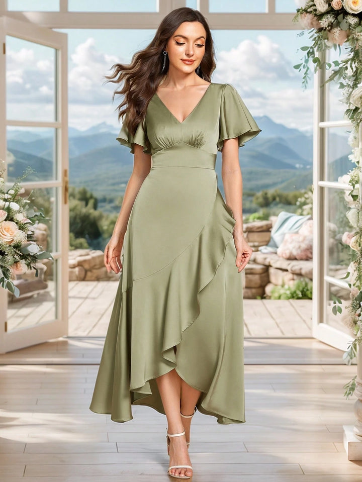 Rochie maxi SHEIN, verde