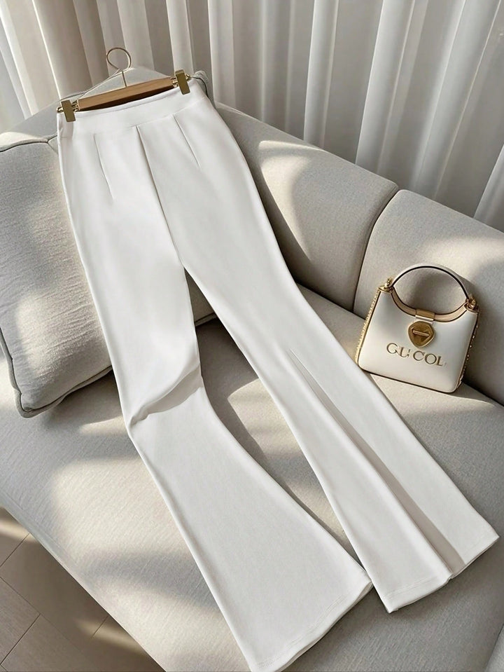 Pantaloni SHEIN, alb