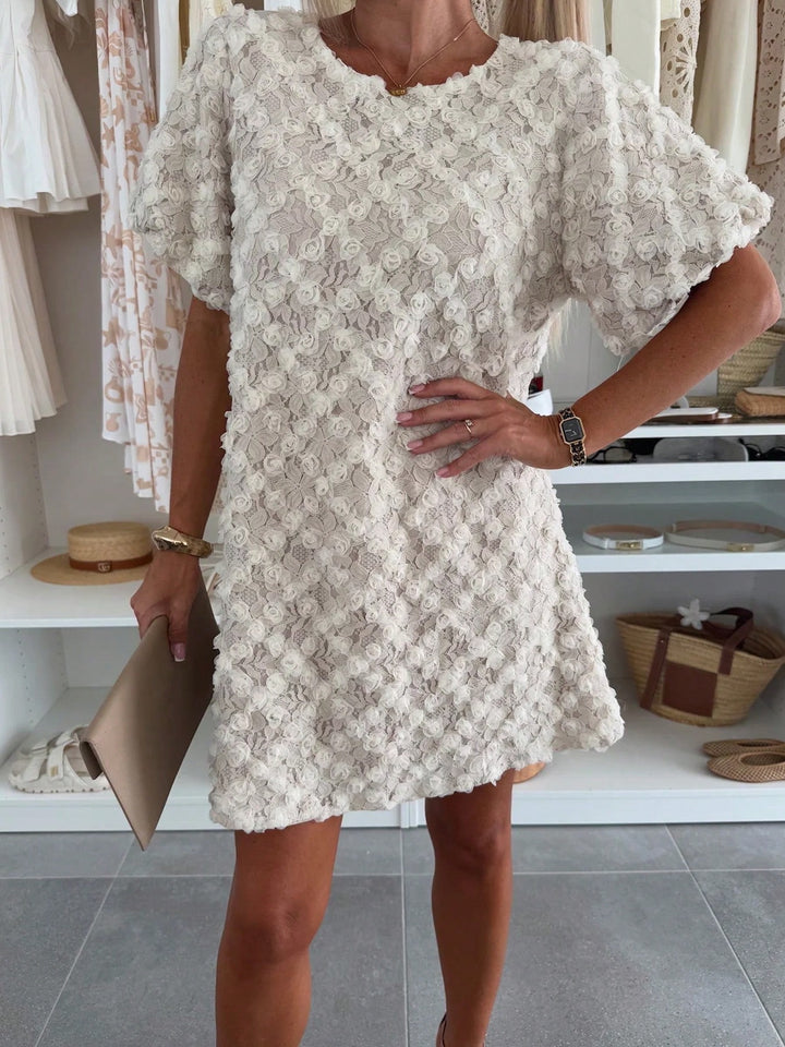 Rochie scurtă SHEIN, bej