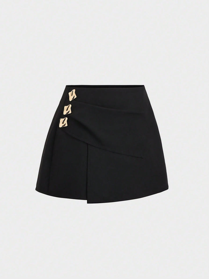Pantaloni scurți SHEIN, negru
