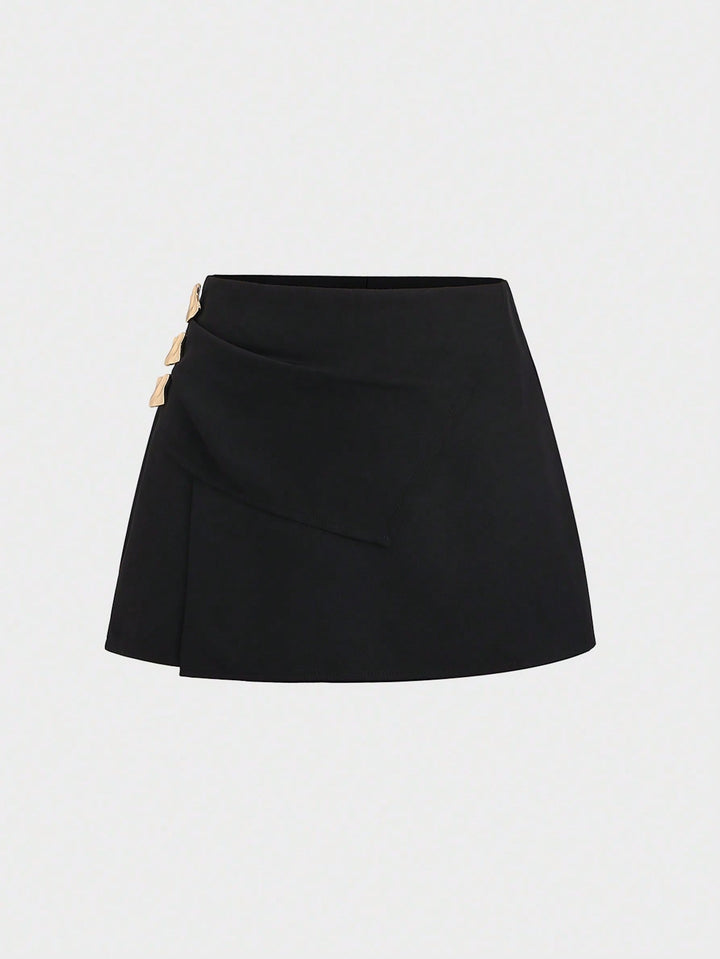 Pantaloni scurți SHEIN, negru