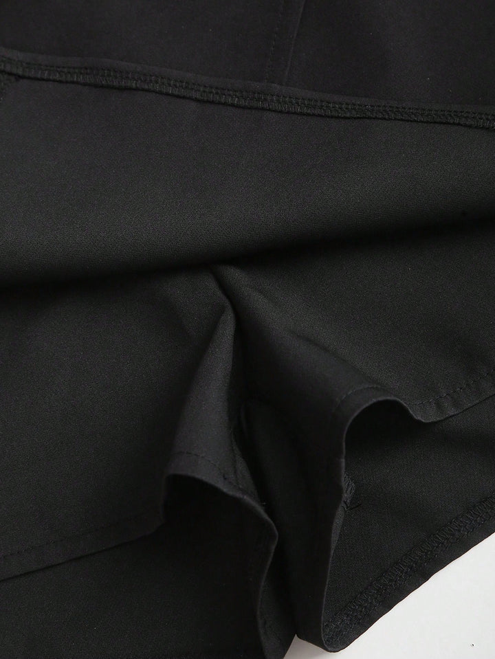 Pantaloni scurți SHEIN, negru