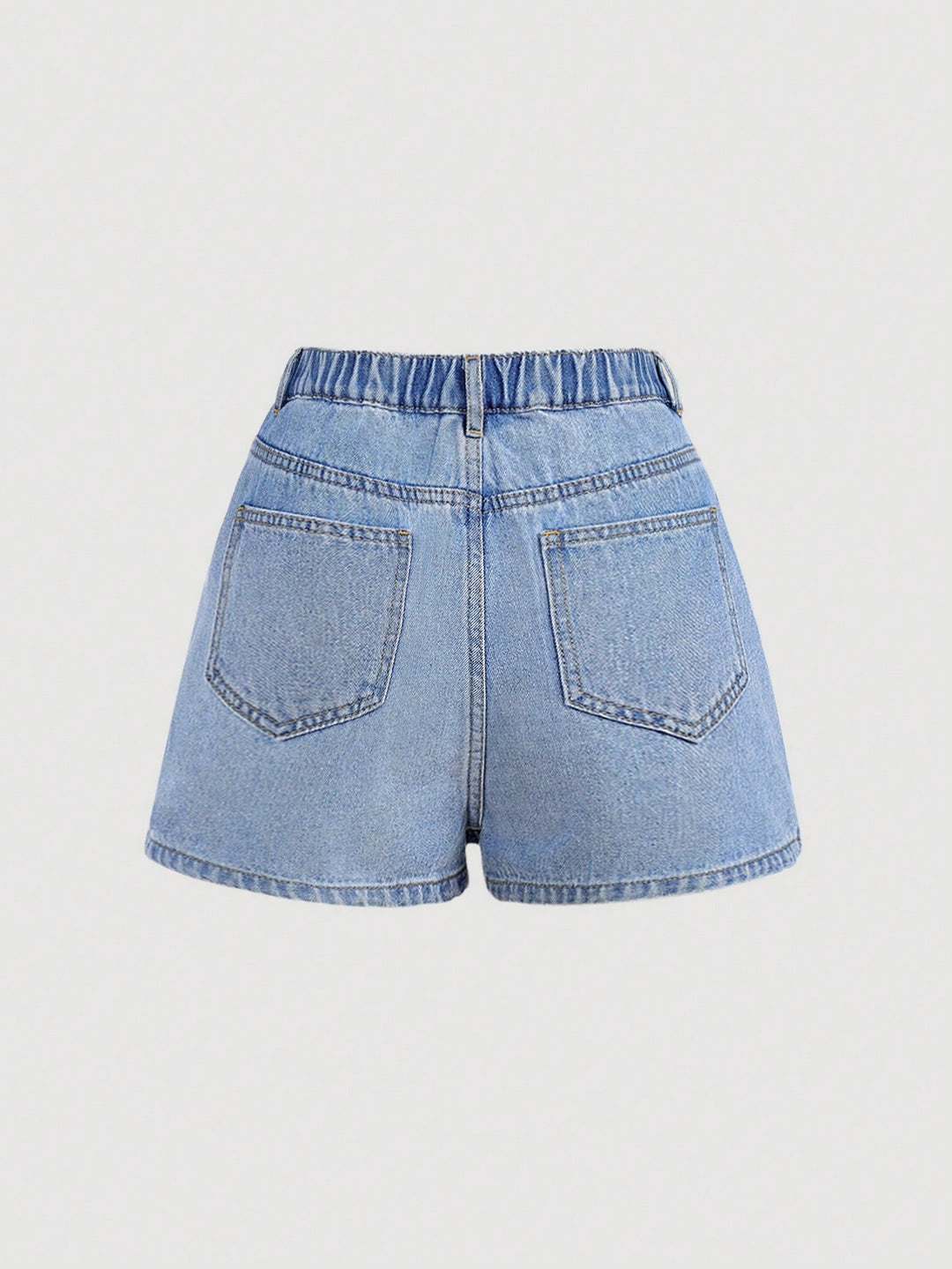 SHEIN Kék Farmer Rövidnadrág