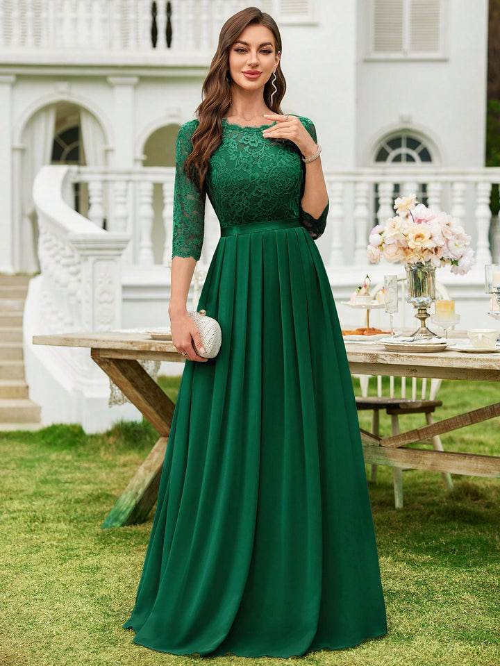 Rochie maxi SHEIN, verde