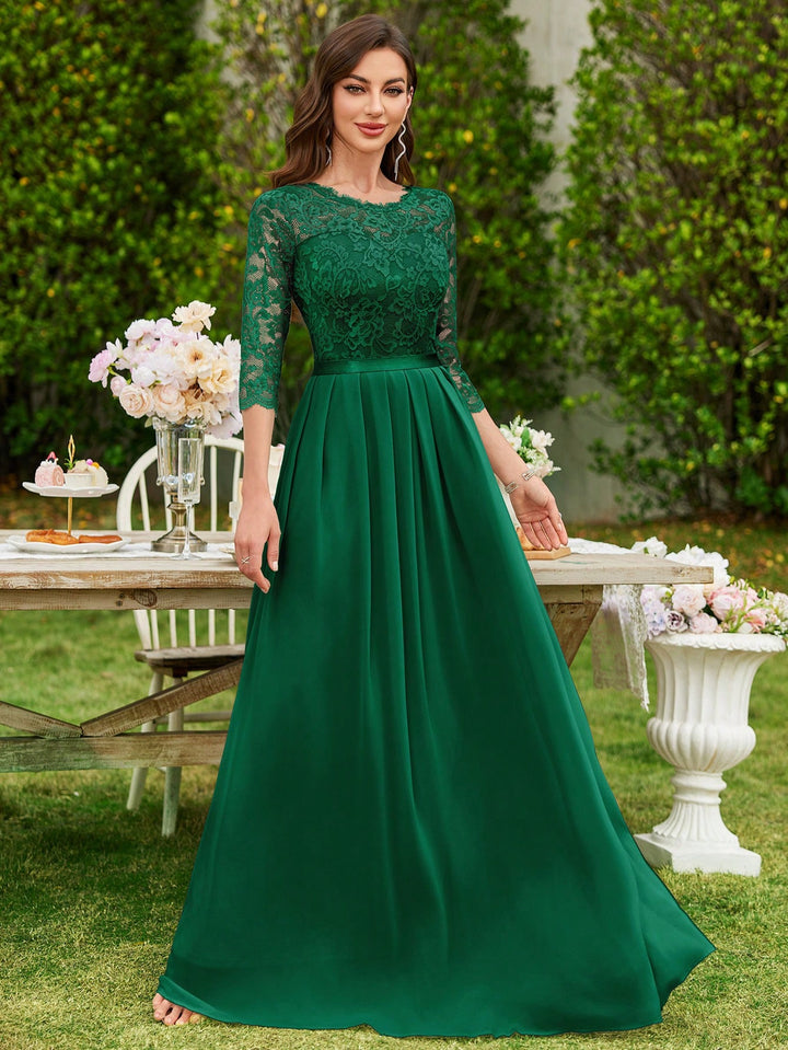 Rochie maxi SHEIN, verde