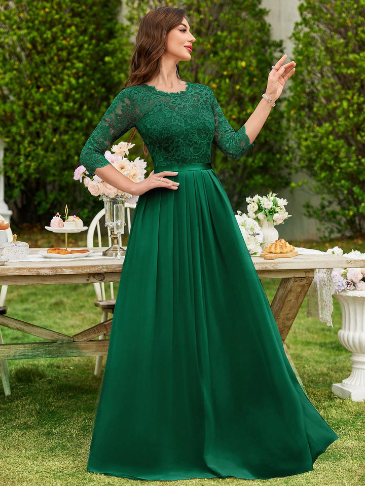 Rochie maxi SHEIN, verde