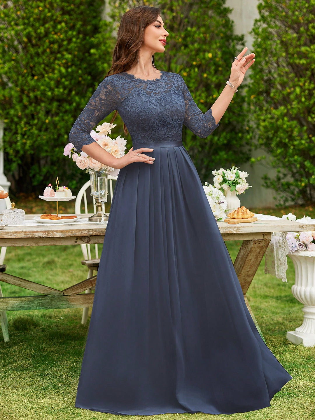 Rochie de ocazie SHEIN, albastru