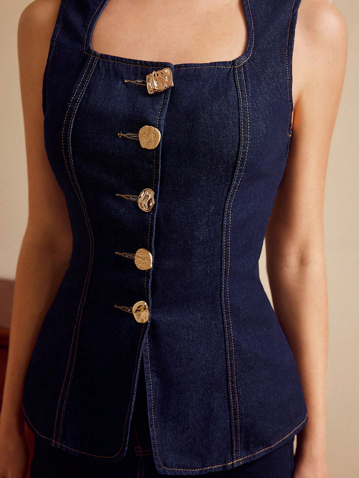 Top SHEIN, albastru