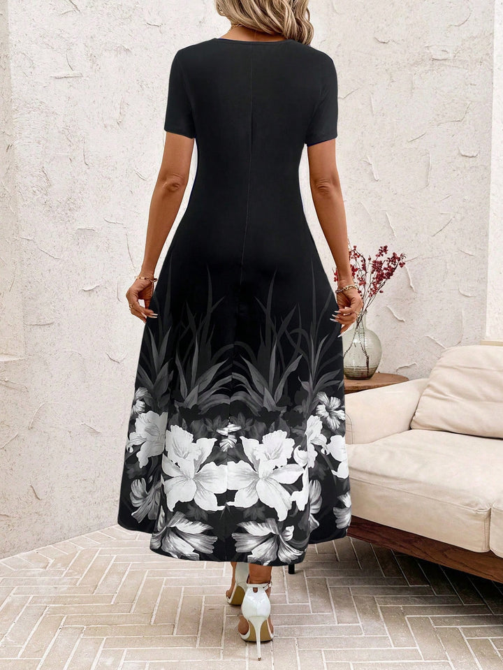 Rochie maxi SHEIN, negru