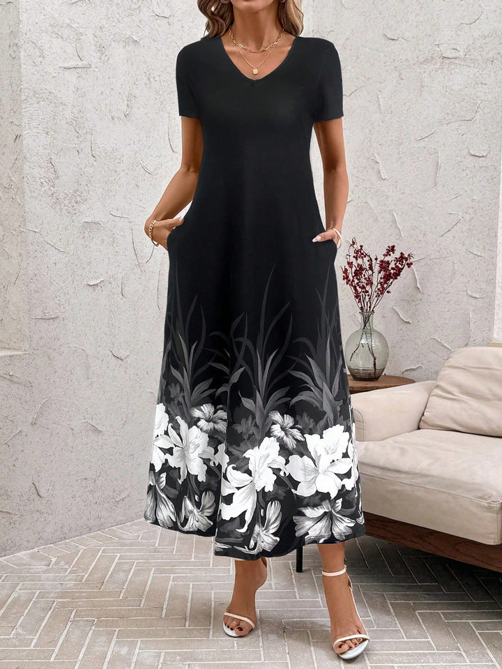 Rochie maxi SHEIN, negru