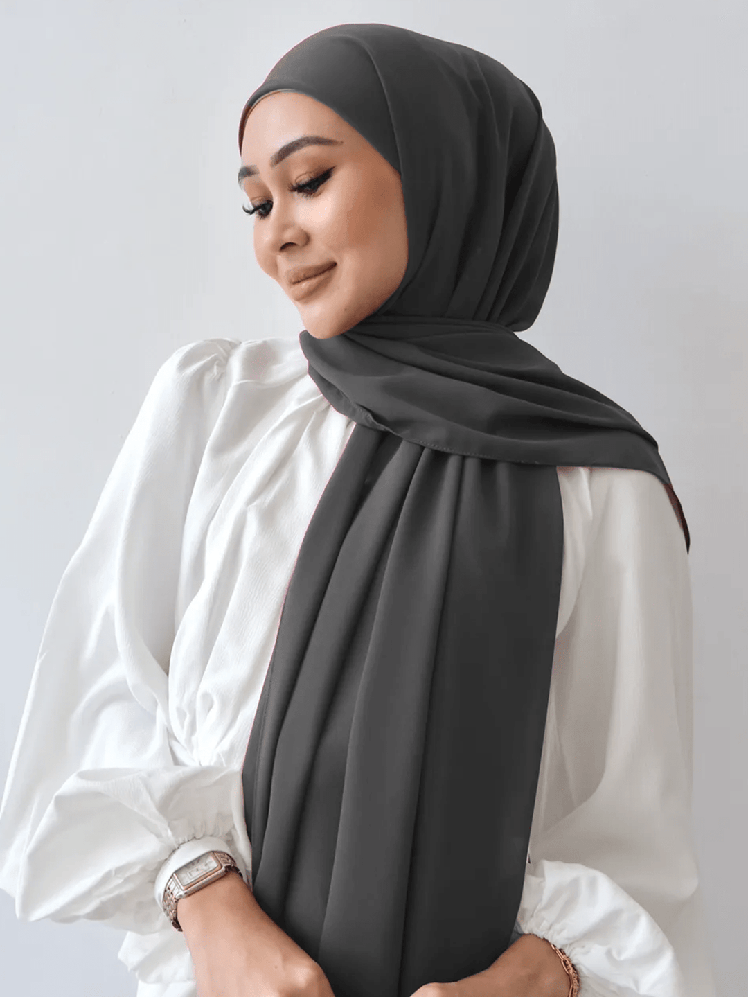 Hijab SHEIN, gri