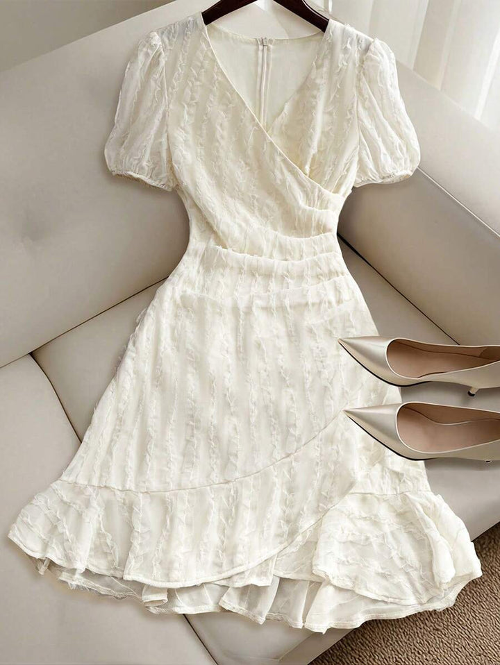 Rochie mini SHEIN, crem