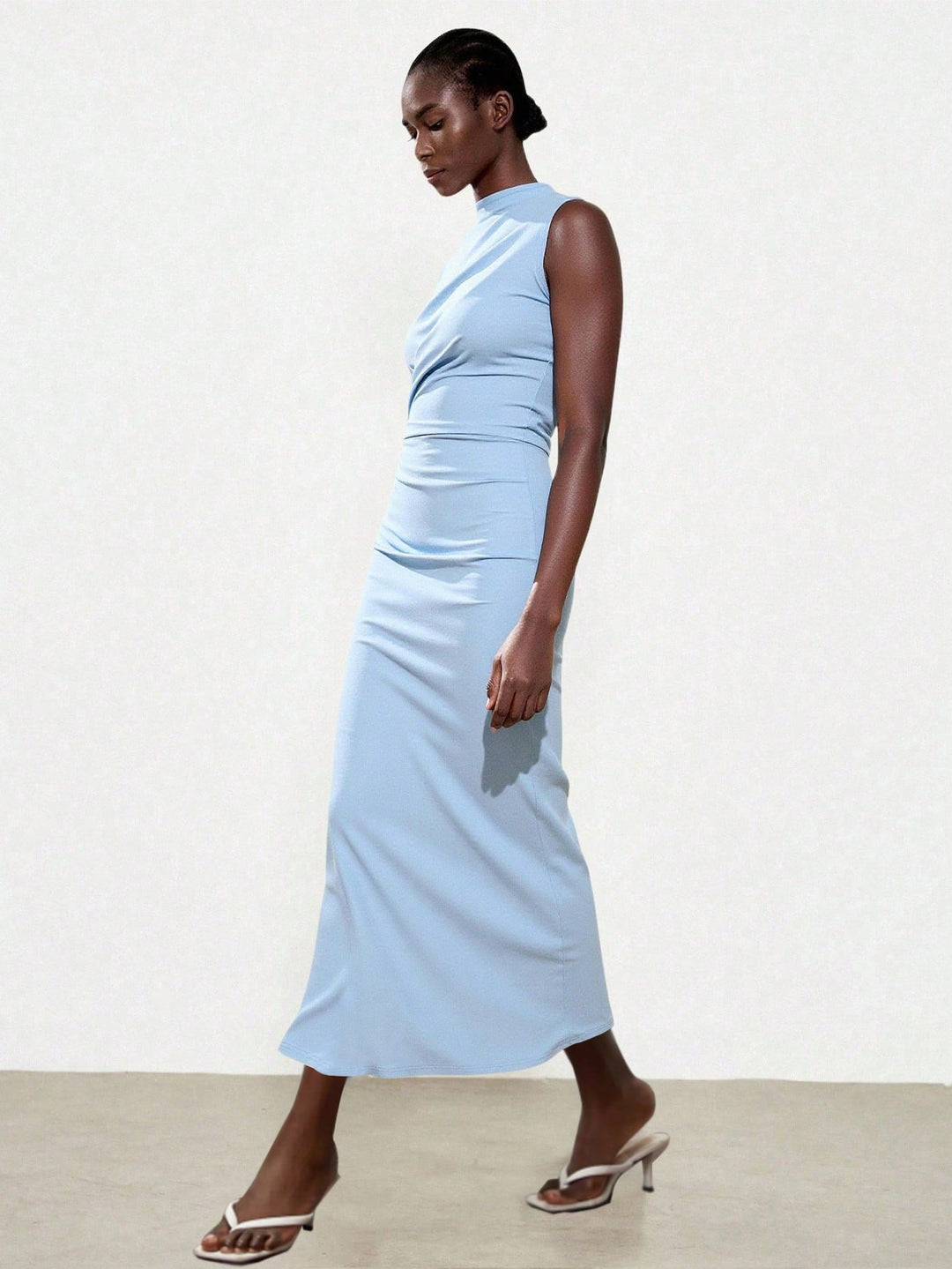 Rochie maxi SHEIN, albastru