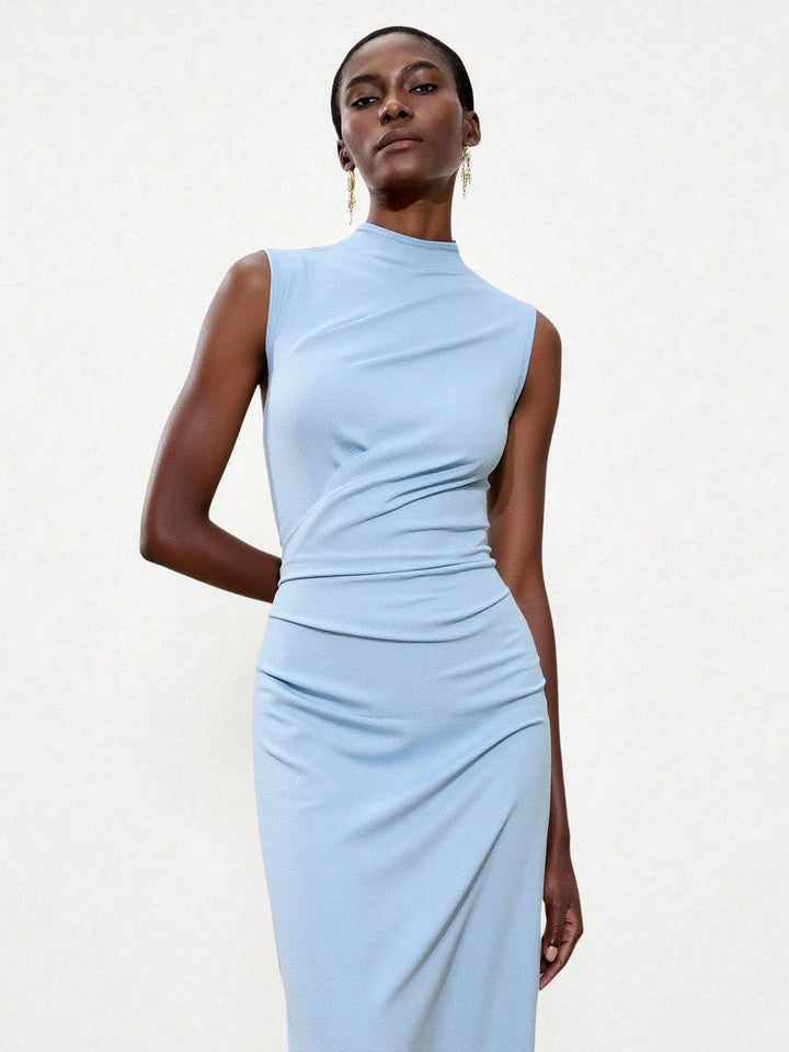Rochie maxi SHEIN, albastru
