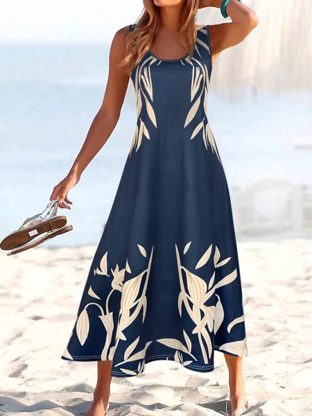 Rochie maxi SHEIN, albastru
