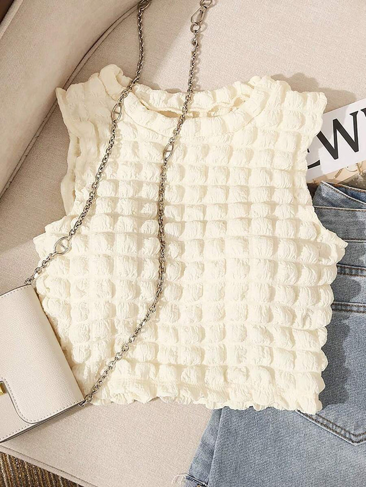 Top SHEIN, galben