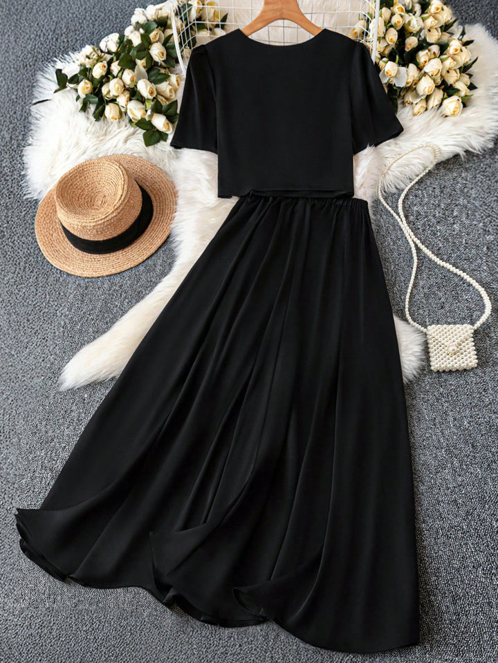 Compleu Shein Curve+, negru