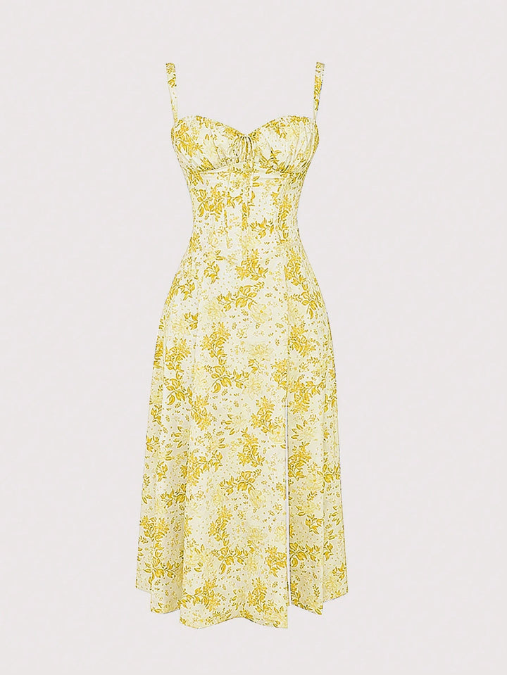 Rochie midi SHEIN, galben