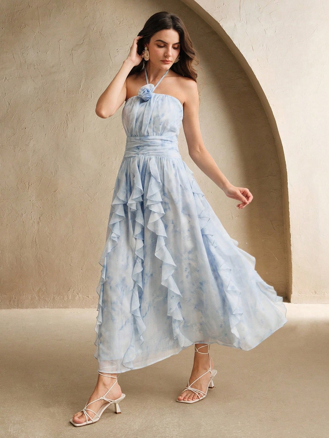 Rochie maxi SHEIN, albastru