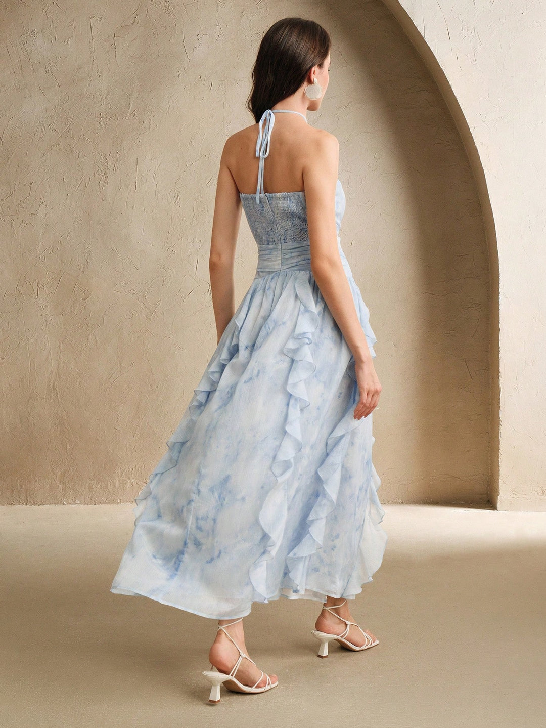 Rochie maxi SHEIN, albastru