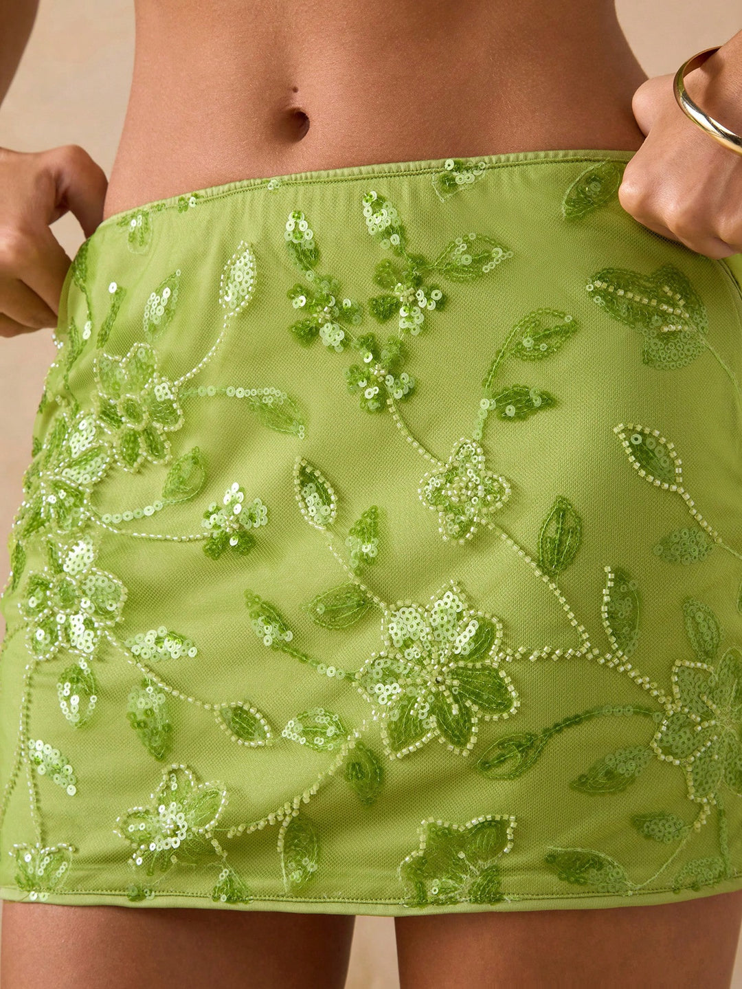 Fustă mini Shein, verde