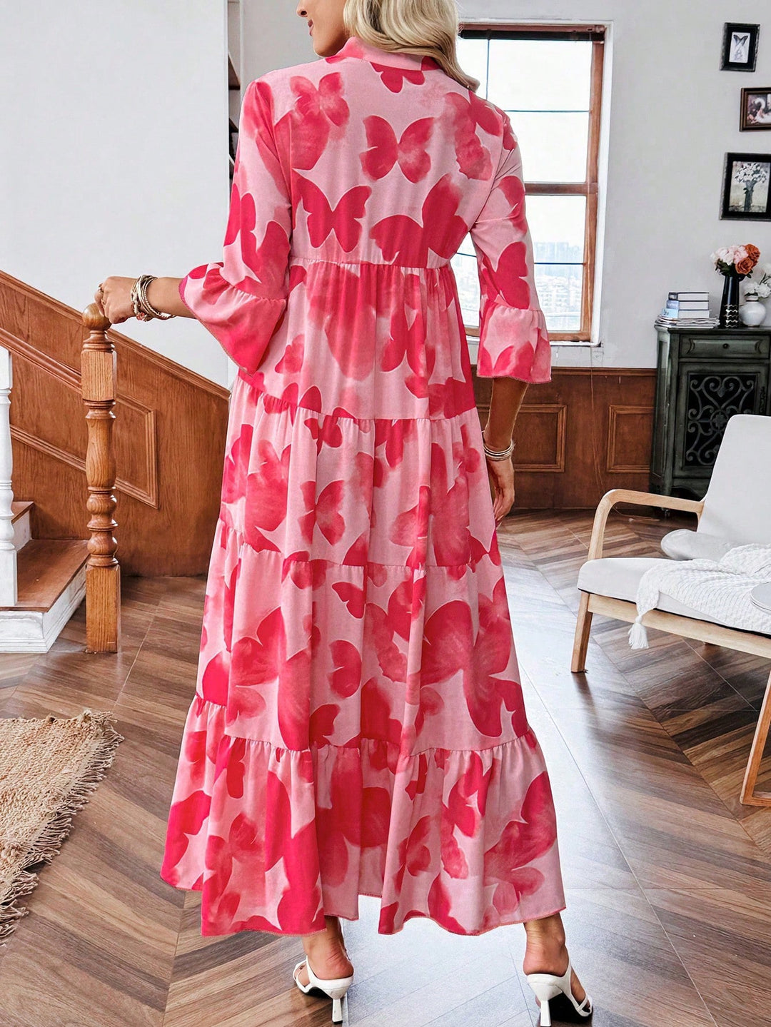 Rochie maxi SHEIN, mix culori