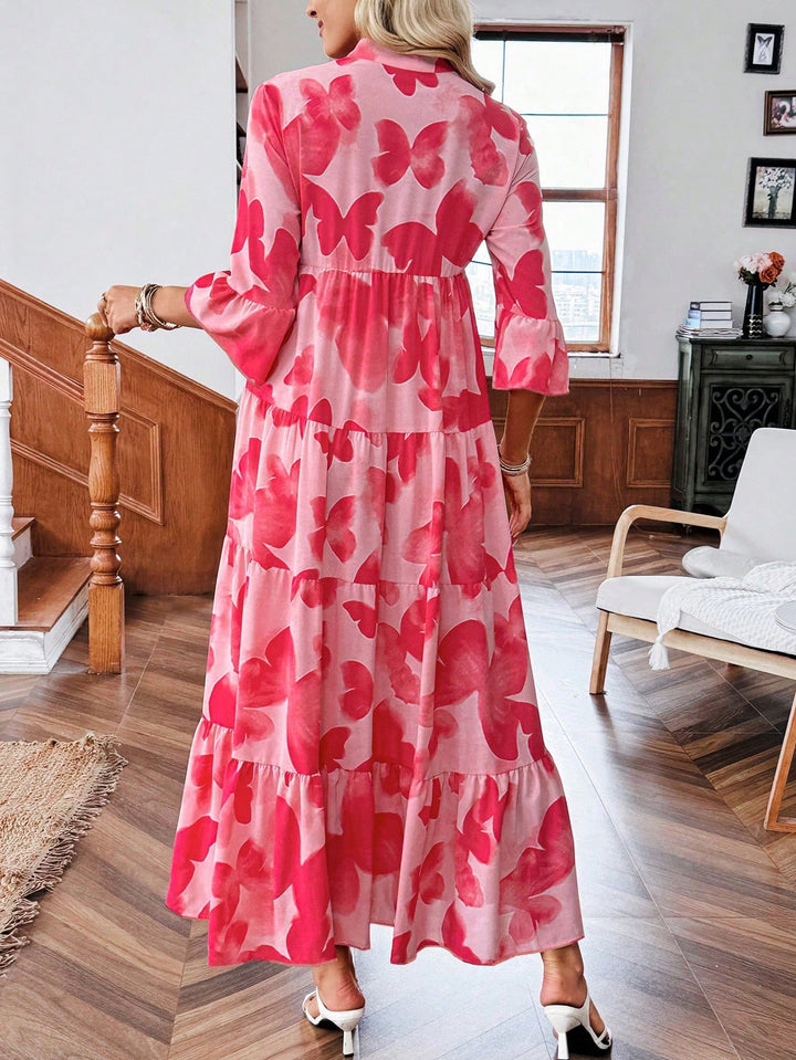 Rochie maxi SHEIN, mix culori