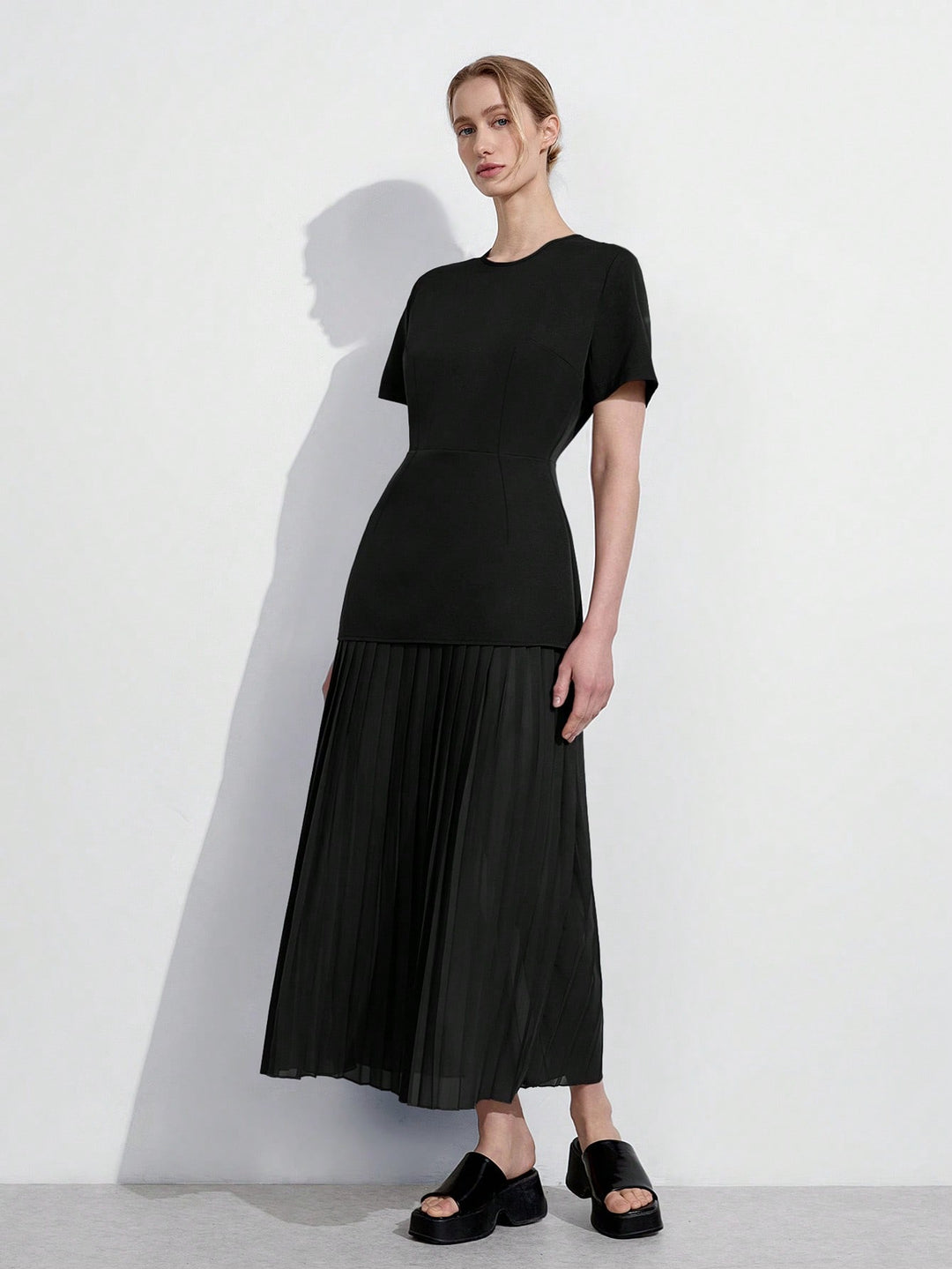 Rochie maxi SHEIN, negru