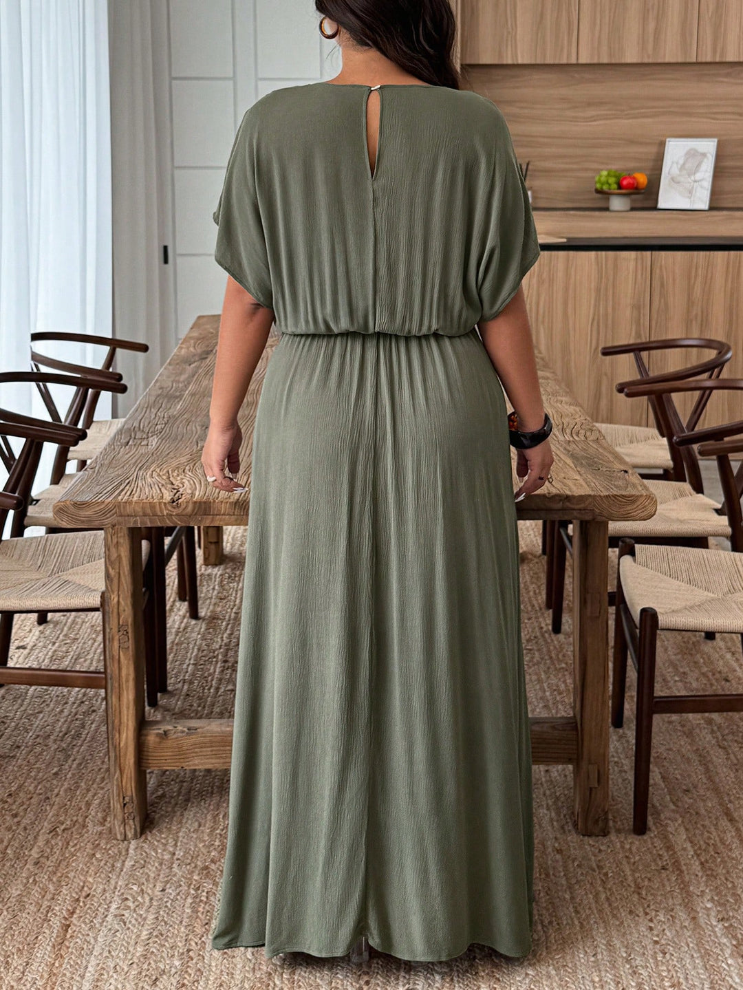 Rochie SHEIN, kaki