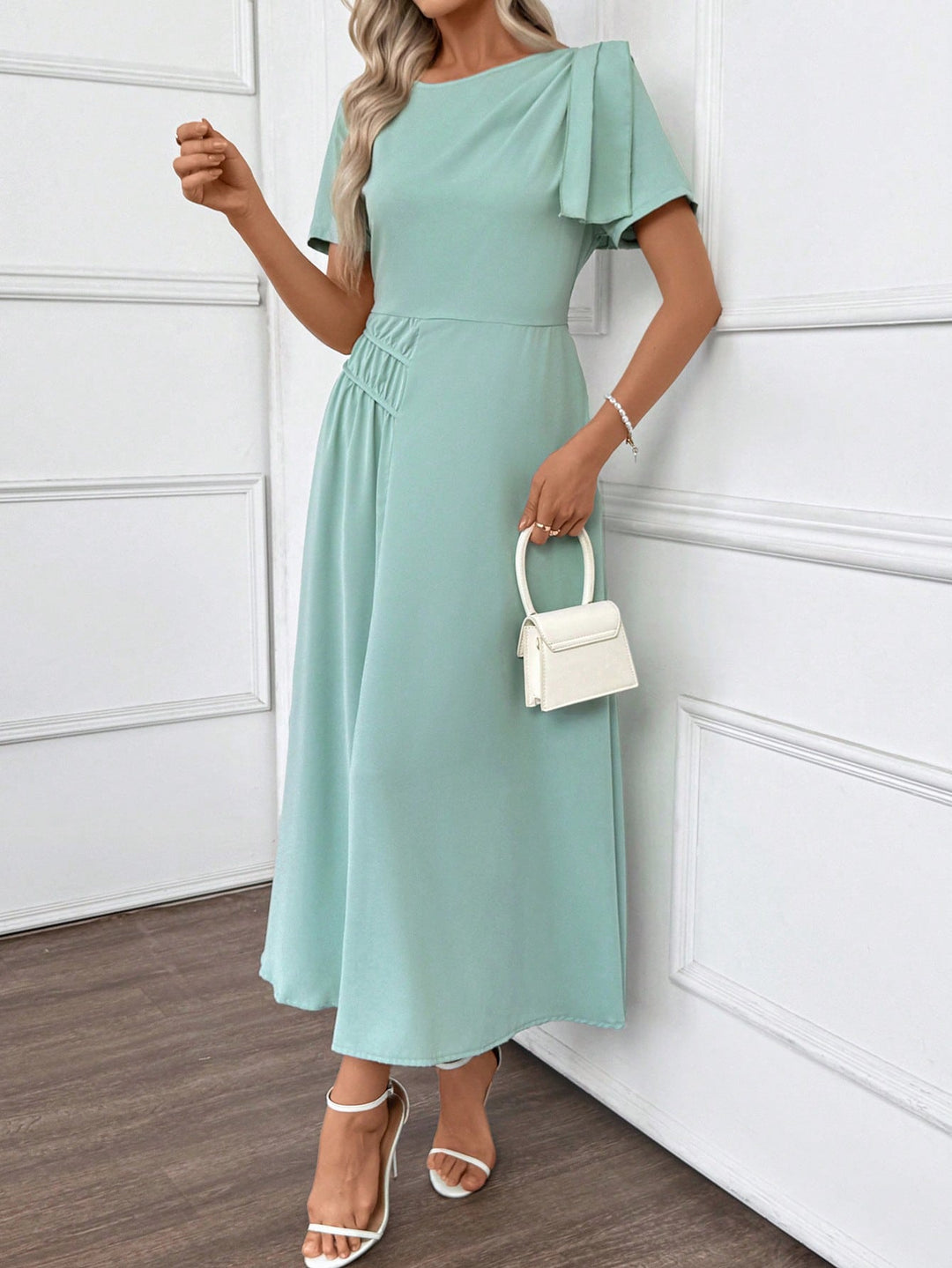Rochie midi SHEIN, verde