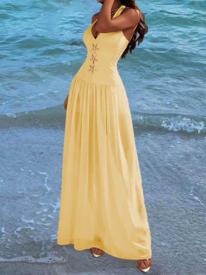 Rochie maxi SHEIN, galben