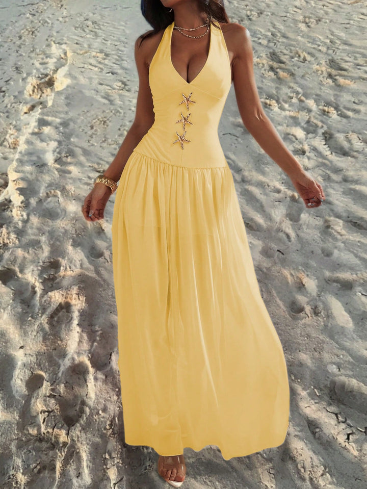 Rochie maxi SHEIN, galben