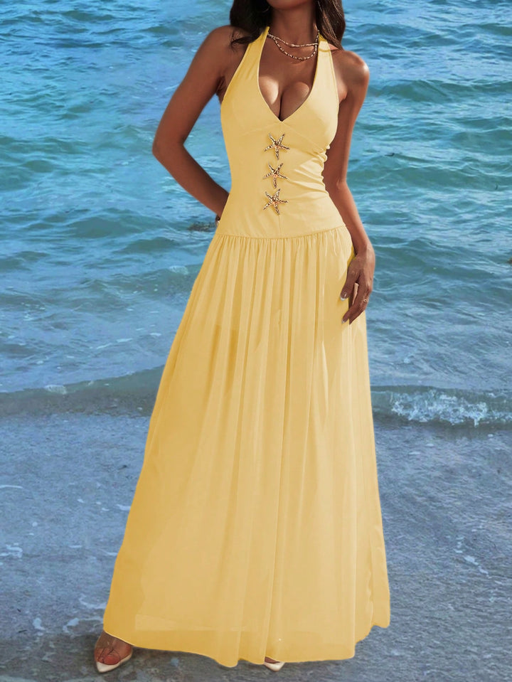 Rochie maxi SHEIN, galben