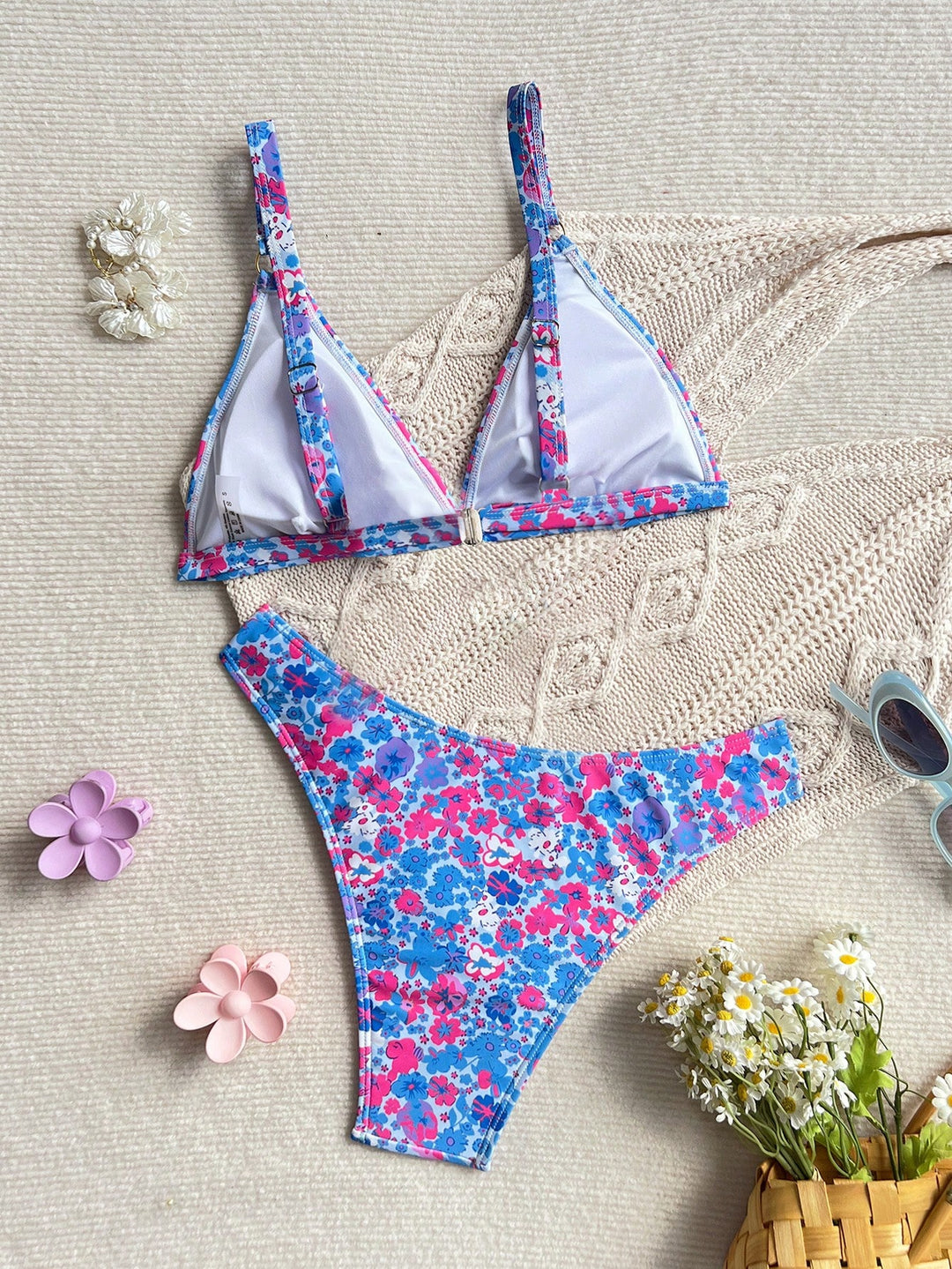 Costum de baie SHEIN, mix culori