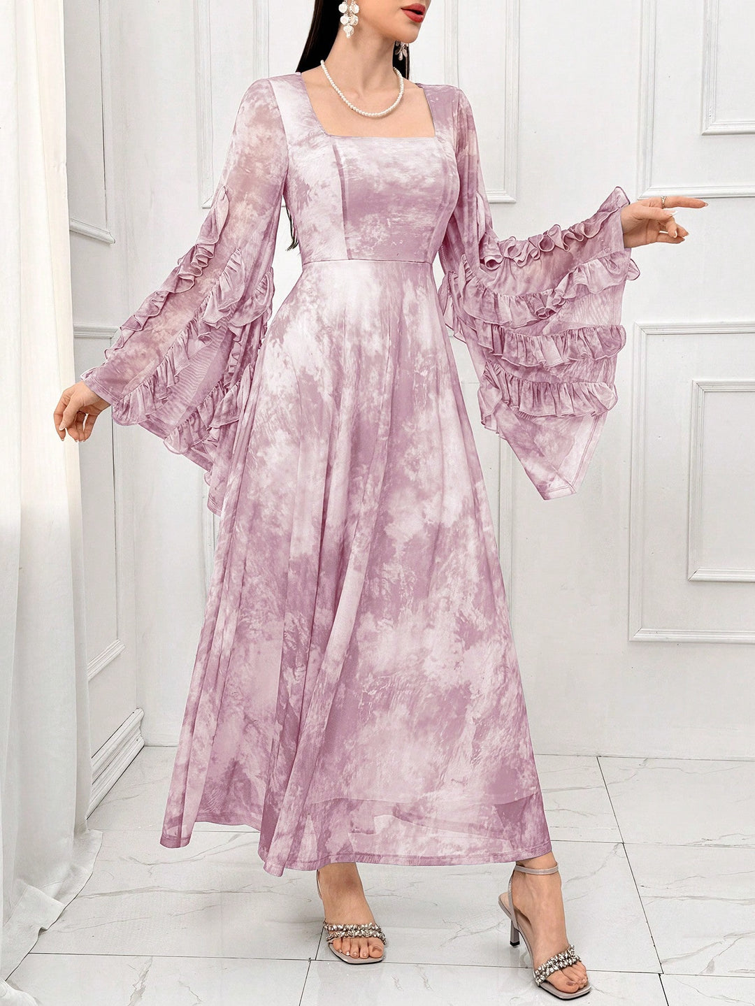 Rochie maxi SHEIN, roz
