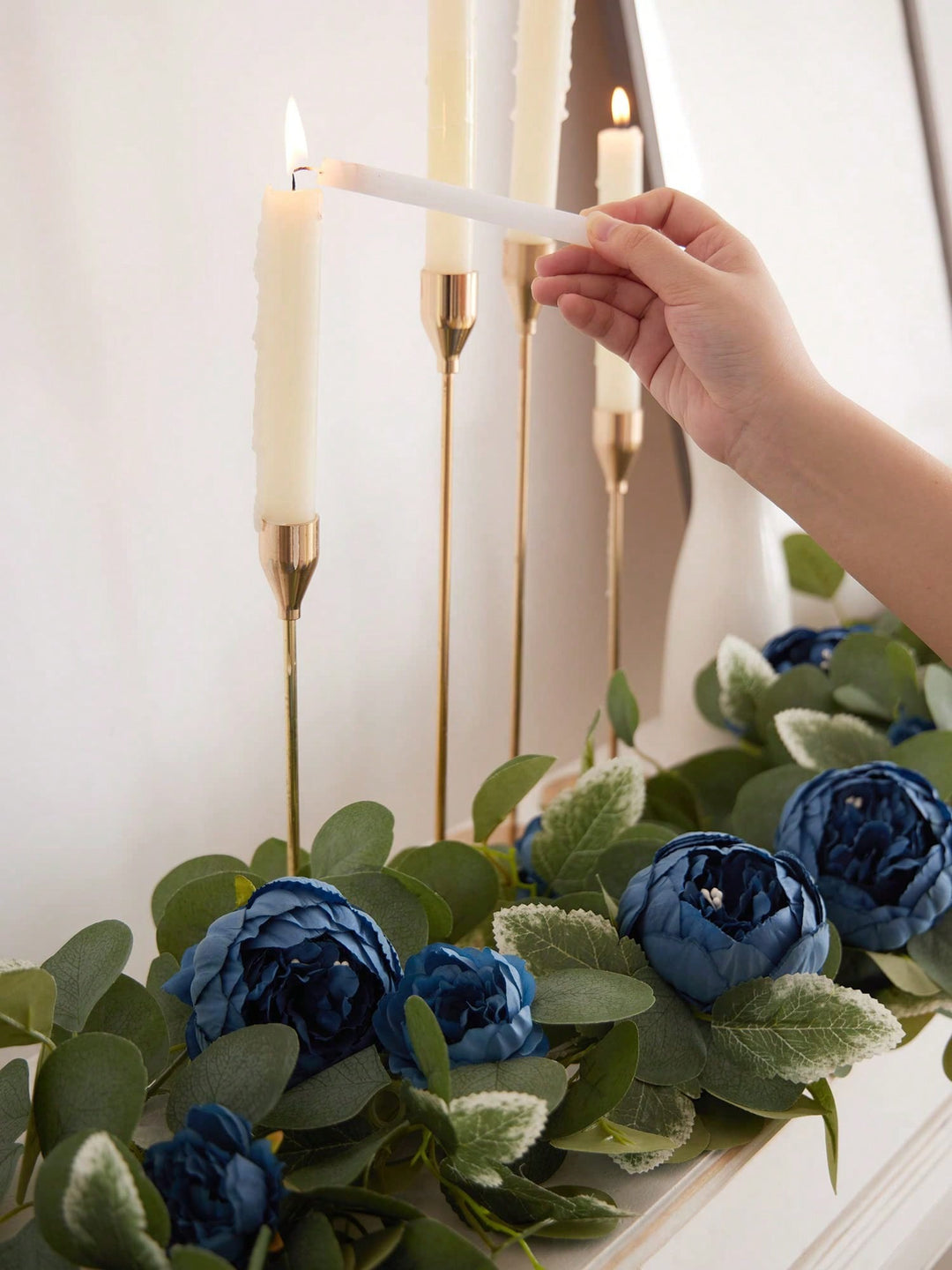 Floari artificiale SHEIN, mix culori