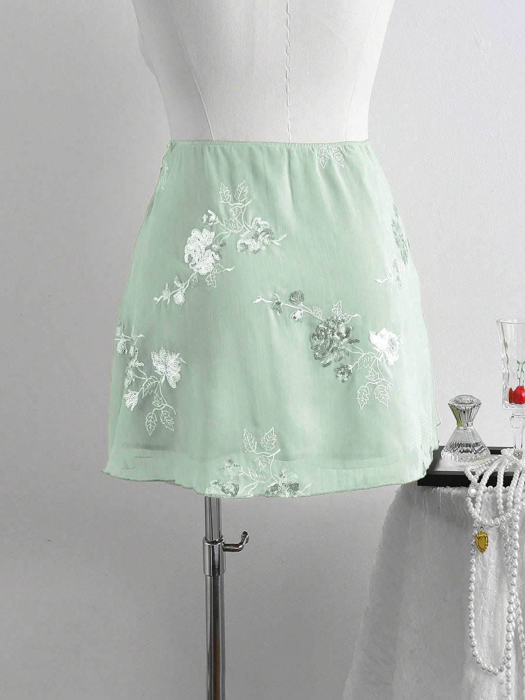 Fustă maxi SHEIN, verde