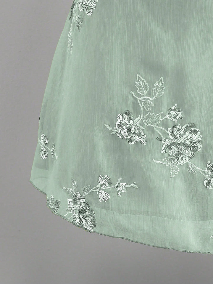 Fustă maxi SHEIN, verde