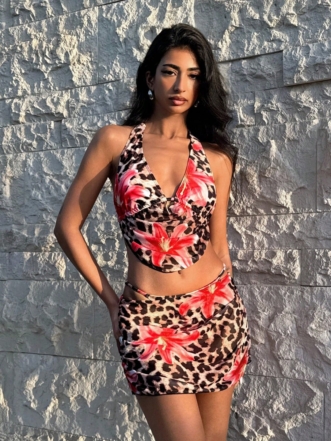 Set bikini SHEIN, mix culori