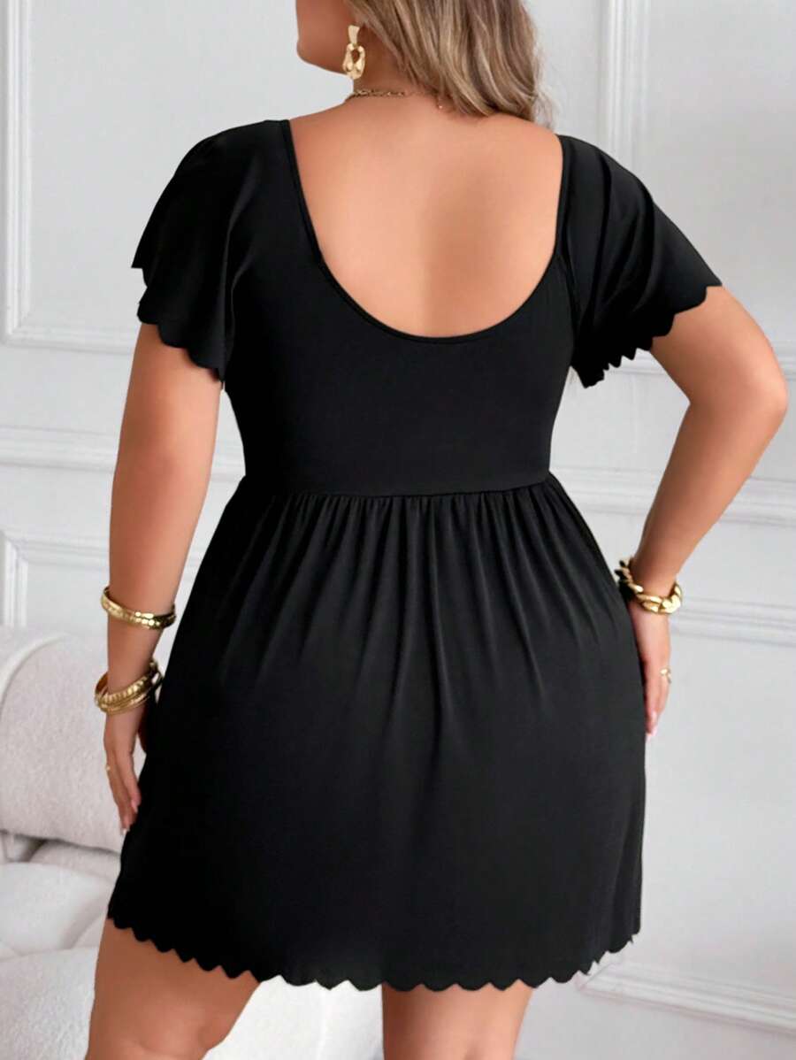 Set costum de baie SHEIN, negru